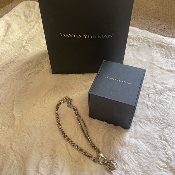 Gorgeous two piece David Yurman set.  Necklace and removable heart charm. - Picture 5 of 5